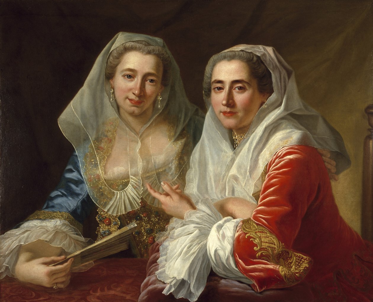 The Mirabita Sisters, ca 1759 av Antoine de Favray