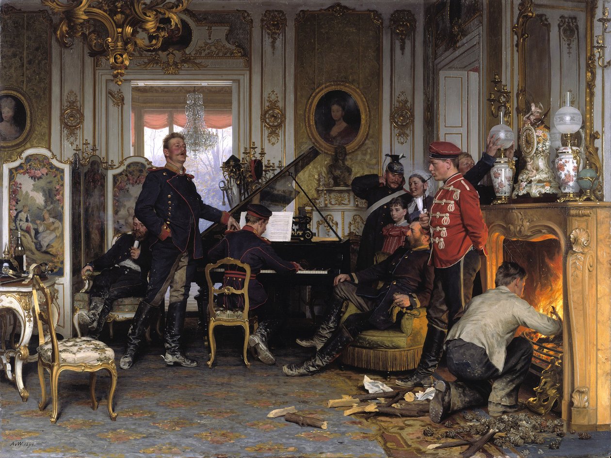 I kvartalet före Paris av Anton Alexander von Werner