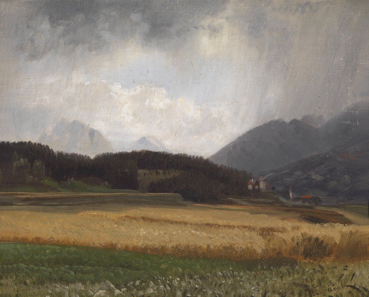 Regenstimmung über Igls av Anton Hlavacek