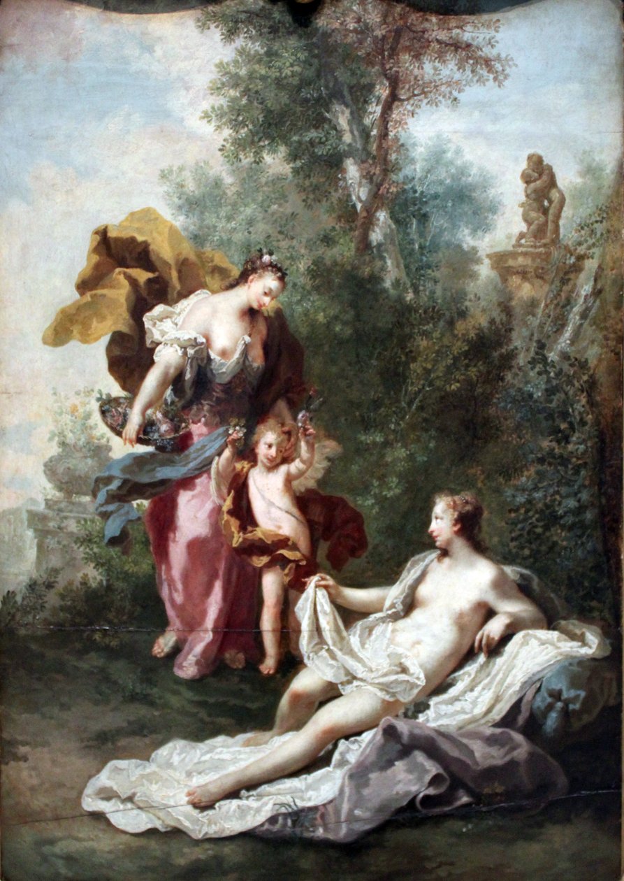 Flora och Venus (våren) av Anton Kern