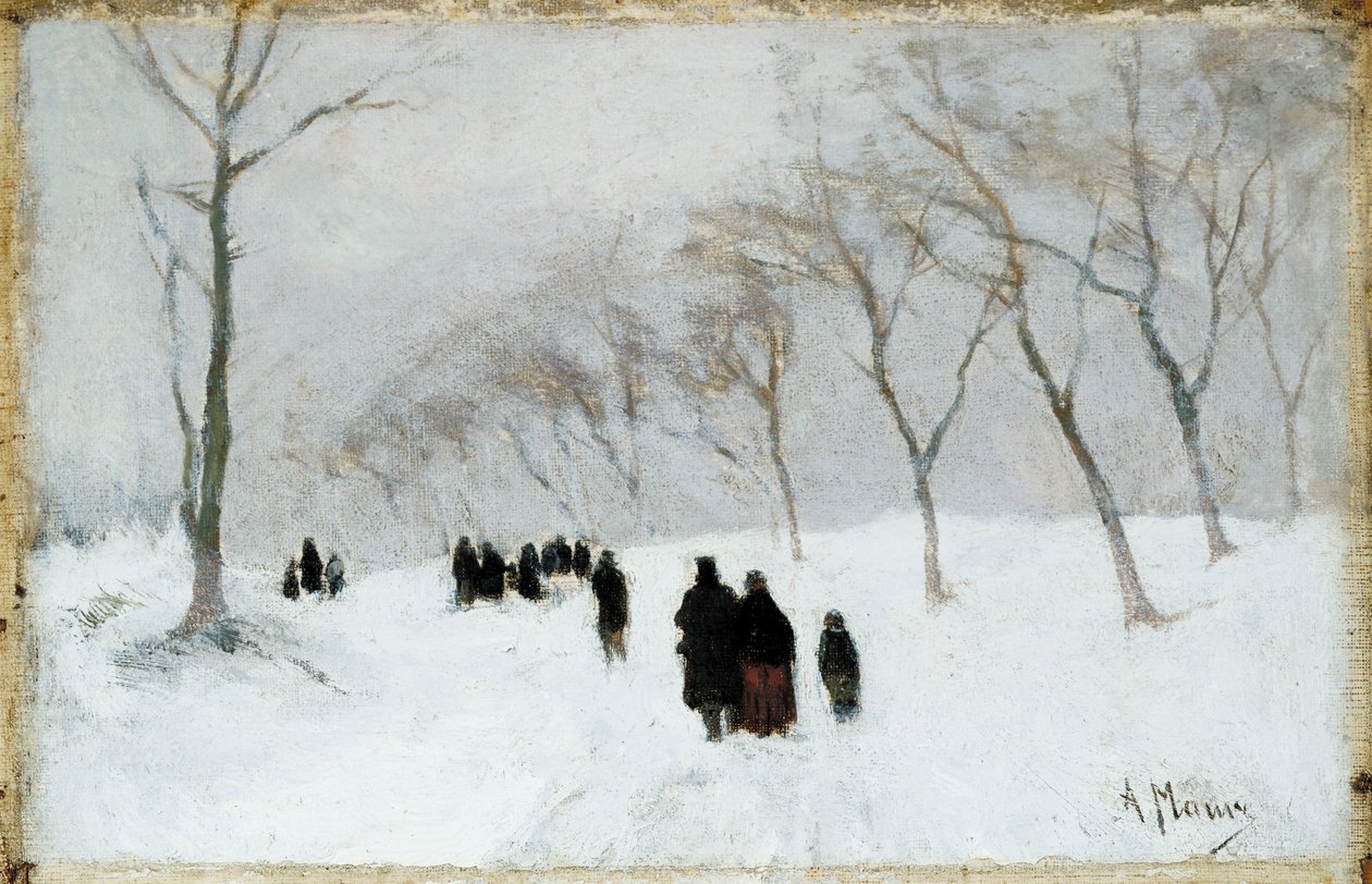 Snöstorm av Anton Mauve