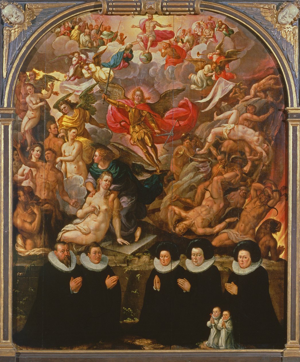 Den sista domen (tempera på panel) av Anton Moller
