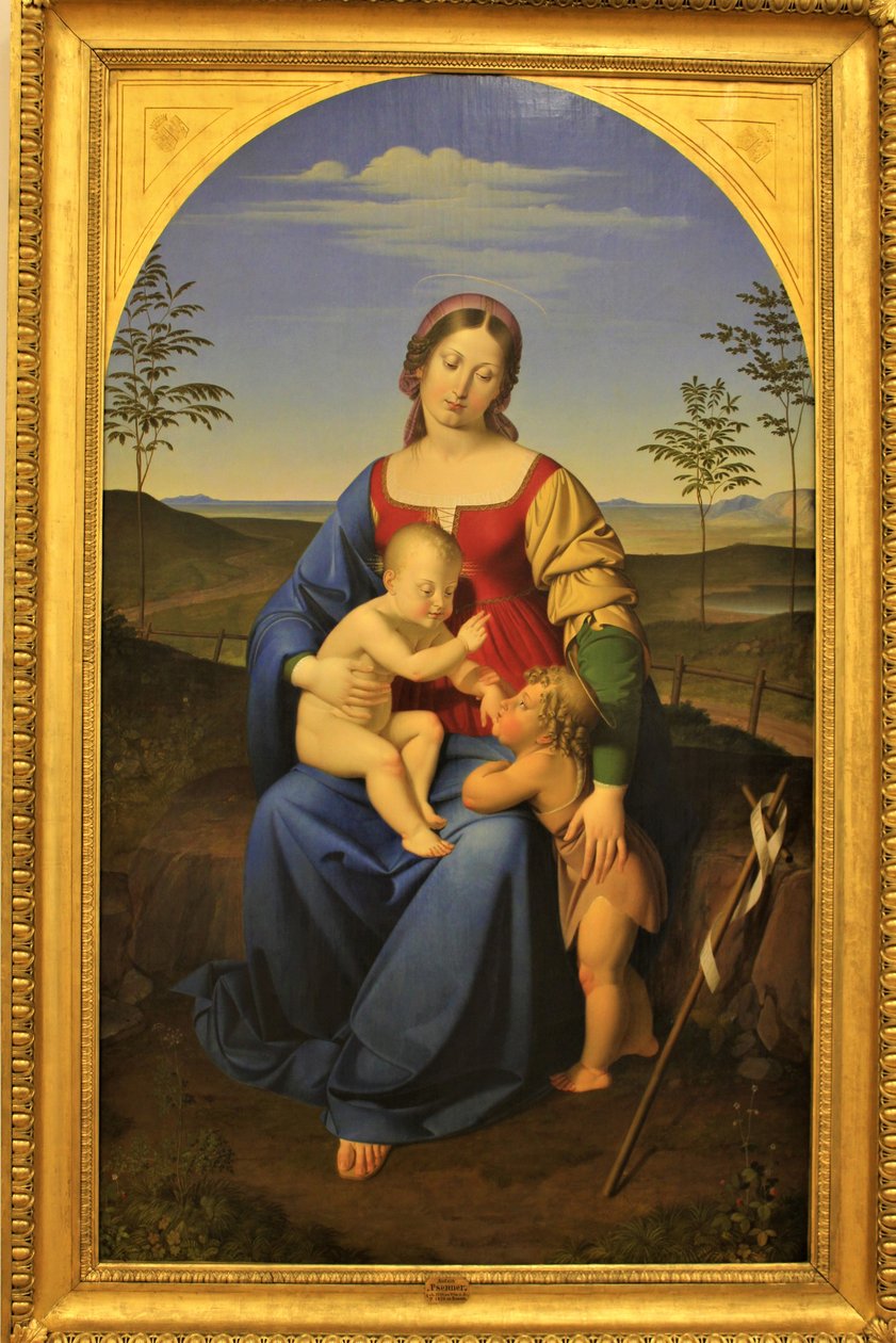 Maria med Jesus och Johannes Döparen av Anton Psenner