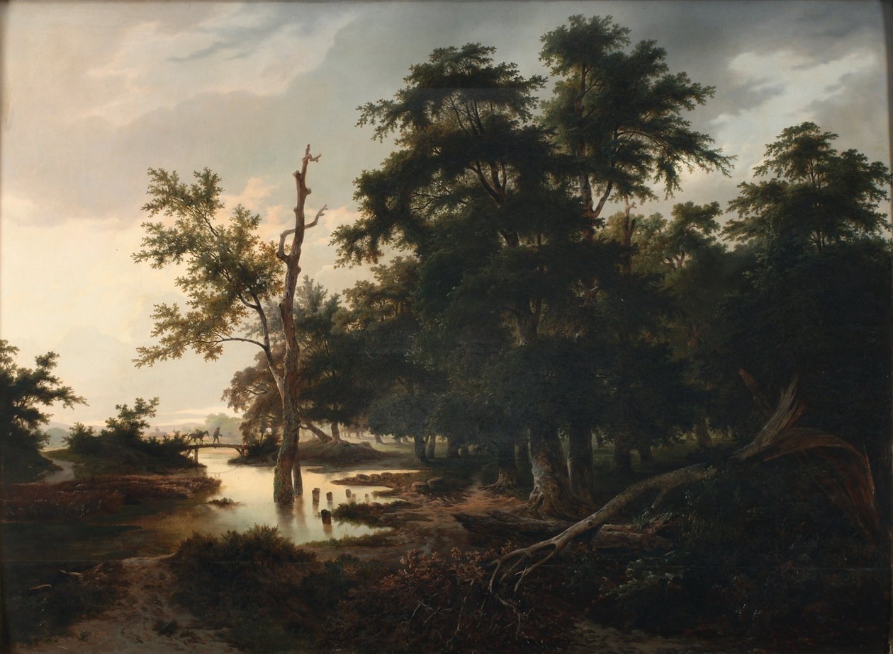 skogslandskap av Anton Altmann d. J.