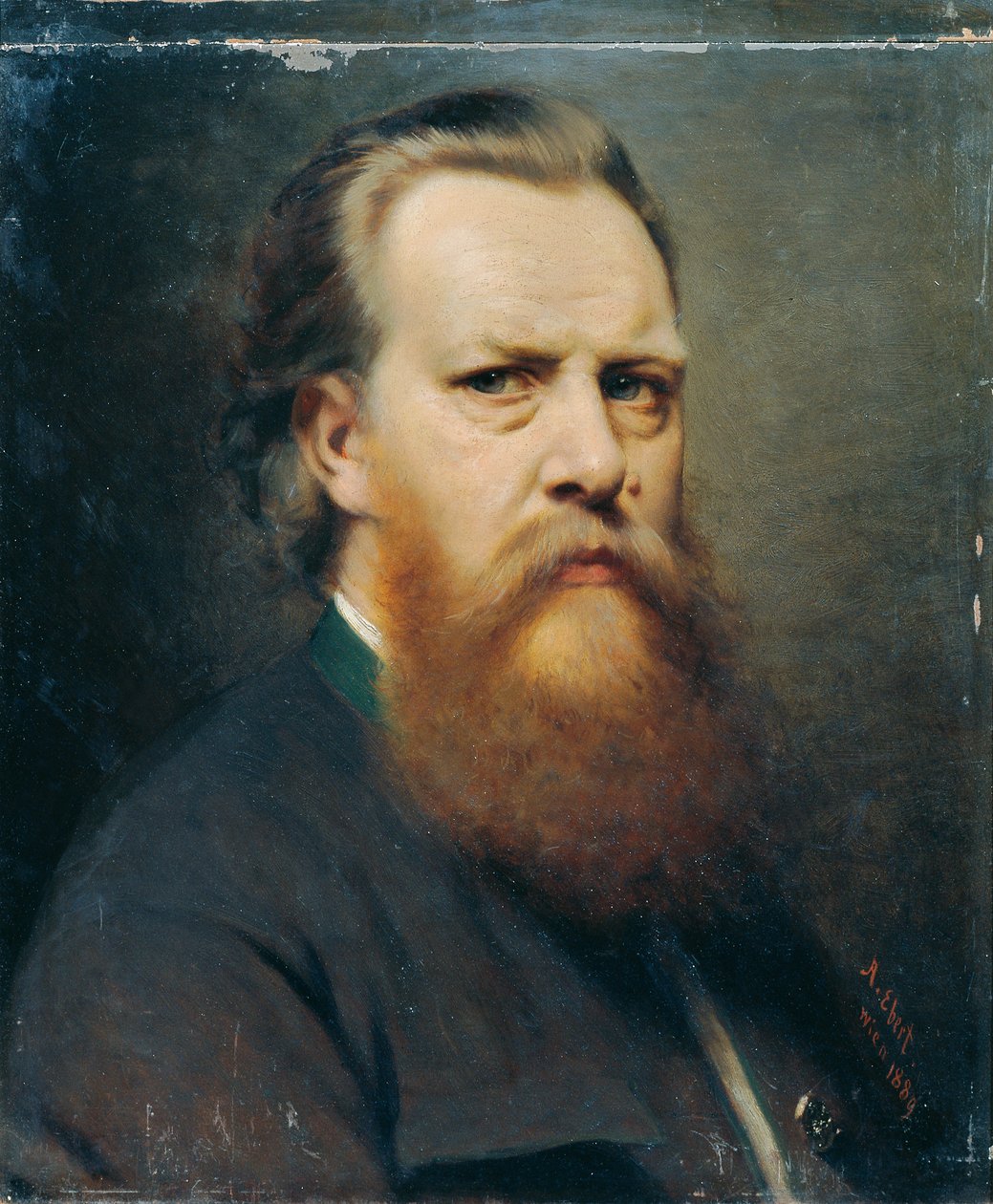 självporträtt av Anton Ebert
