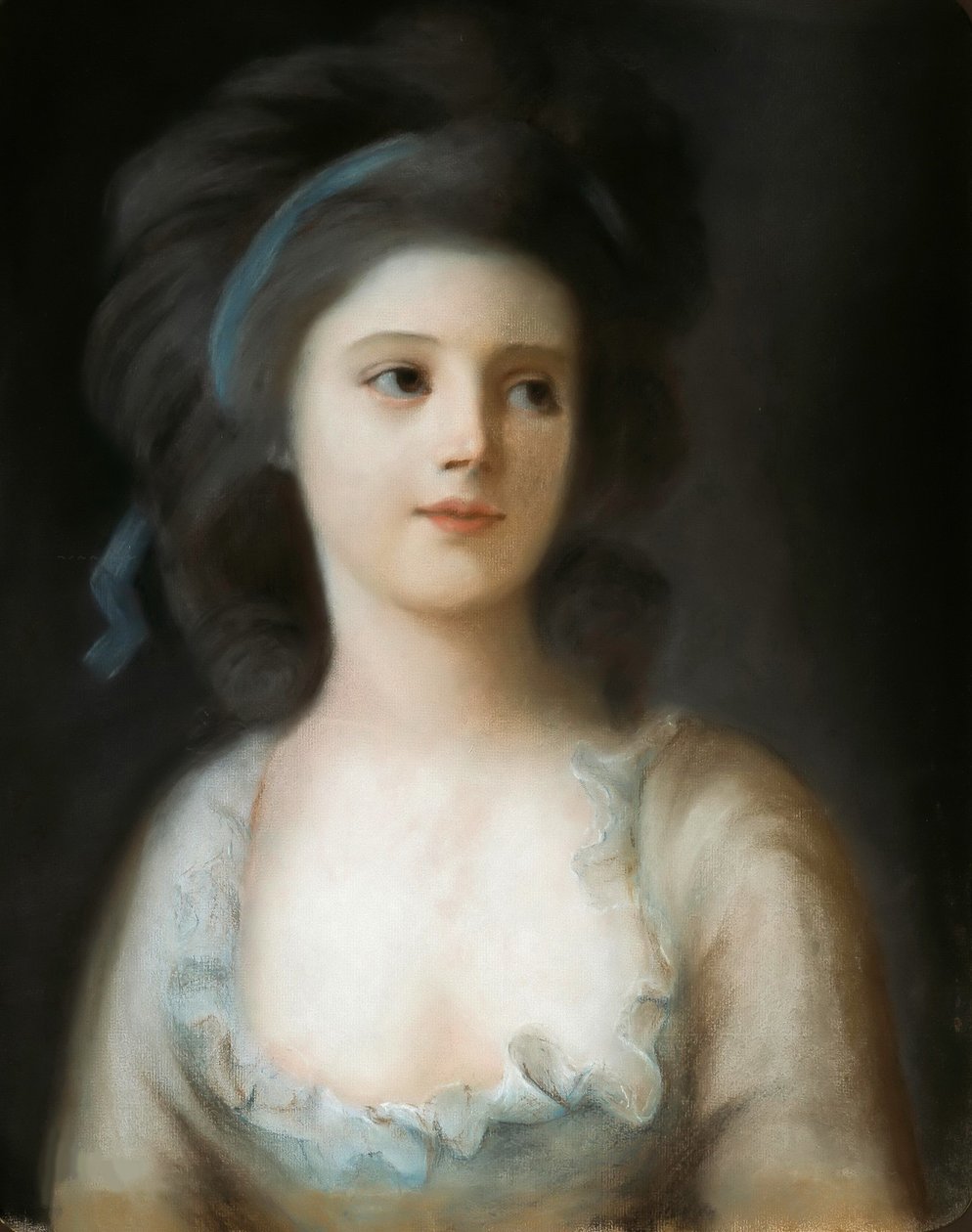 Porträtt av grevinnan Zofia Potocka-Witt 1760-1822. av Anton Graff