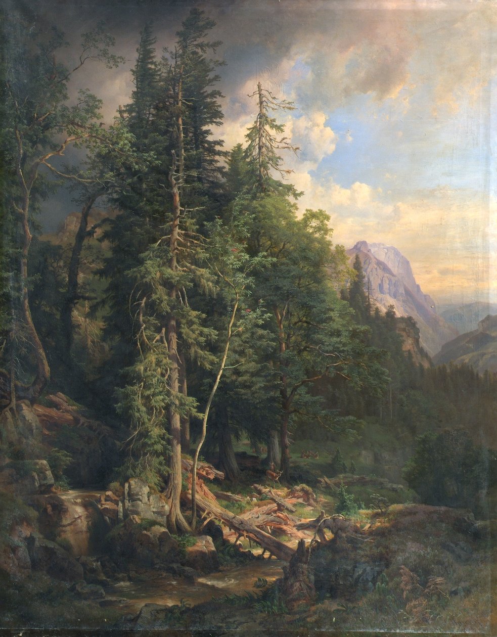 Från Steiermarks fjällskogar nära Neuberg av Anton Hansch
