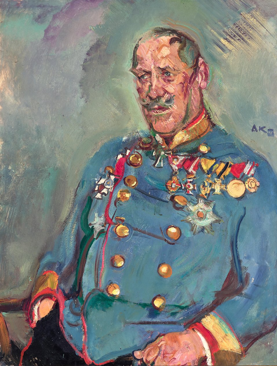 General Gottfried Seibt von Ringenhart av Anton Kolig