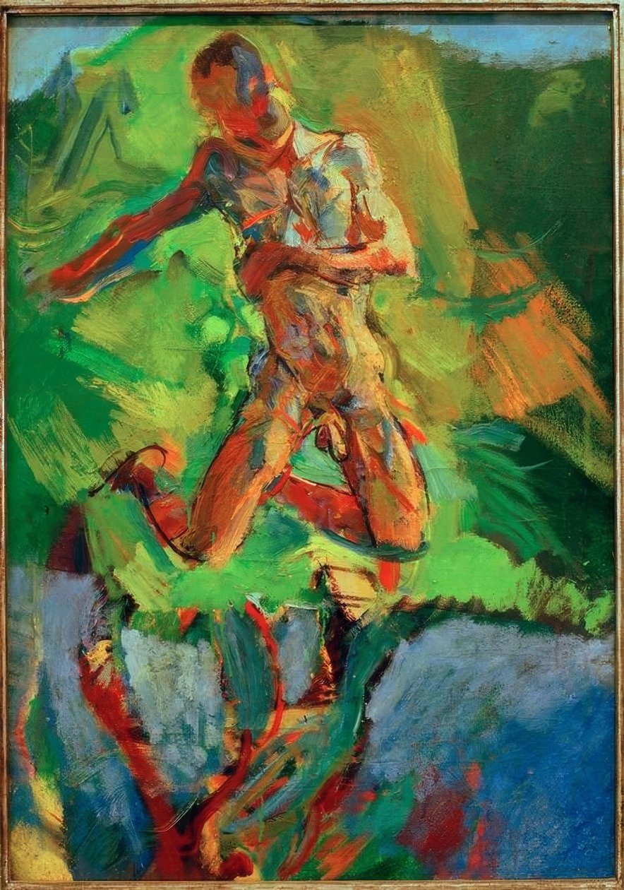Narcissus på knä av Anton Kolig