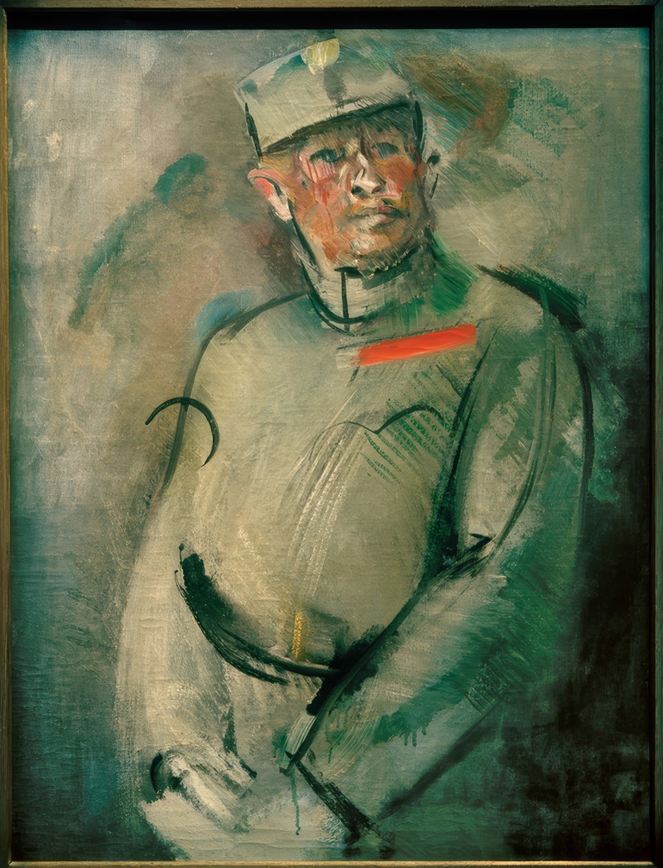 Porträtt av en österrikisk officer av Anton Kolig