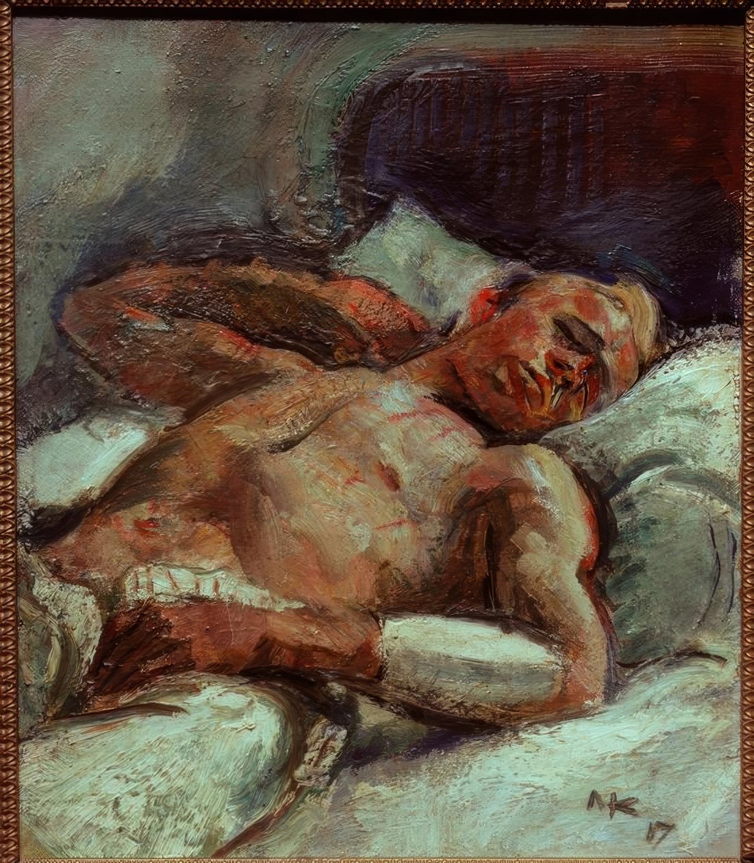 Sårad av Anton Kolig