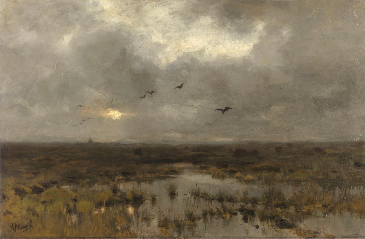 Marsh av Anton Mauve