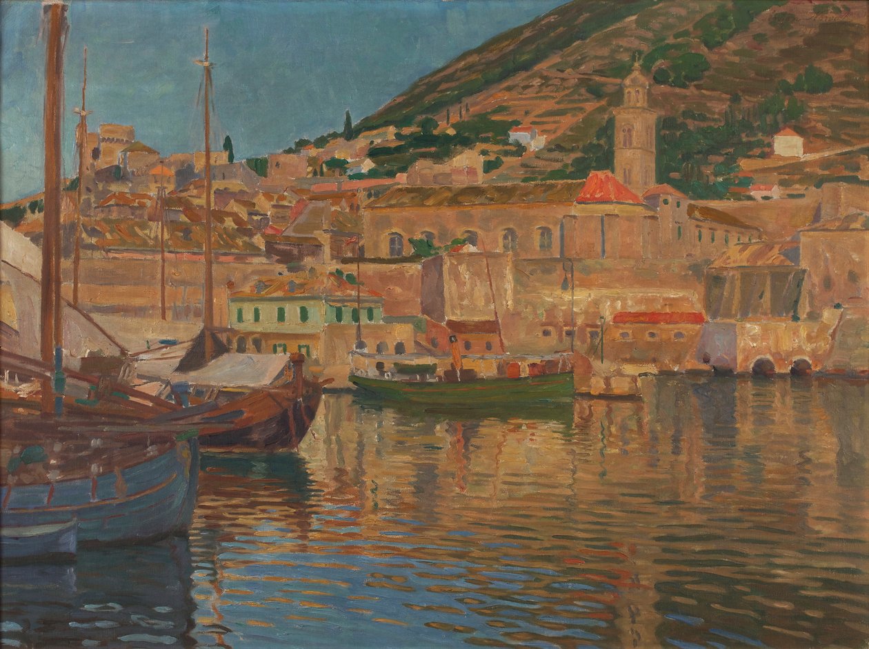 hamnen i Ragusa av Anton Nowak