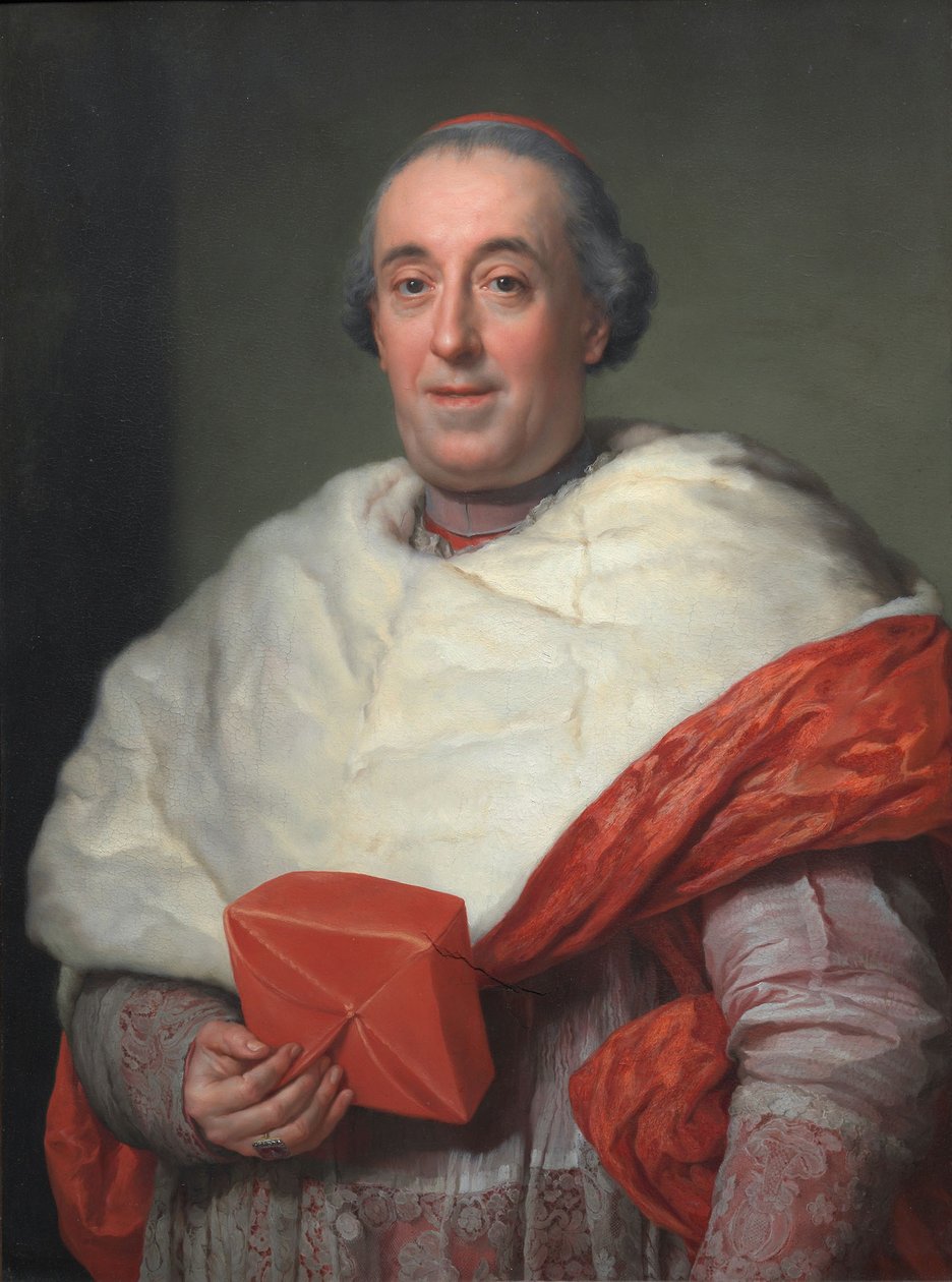 Porträtt av kardinal Zelada av Anton Raphael Mengs