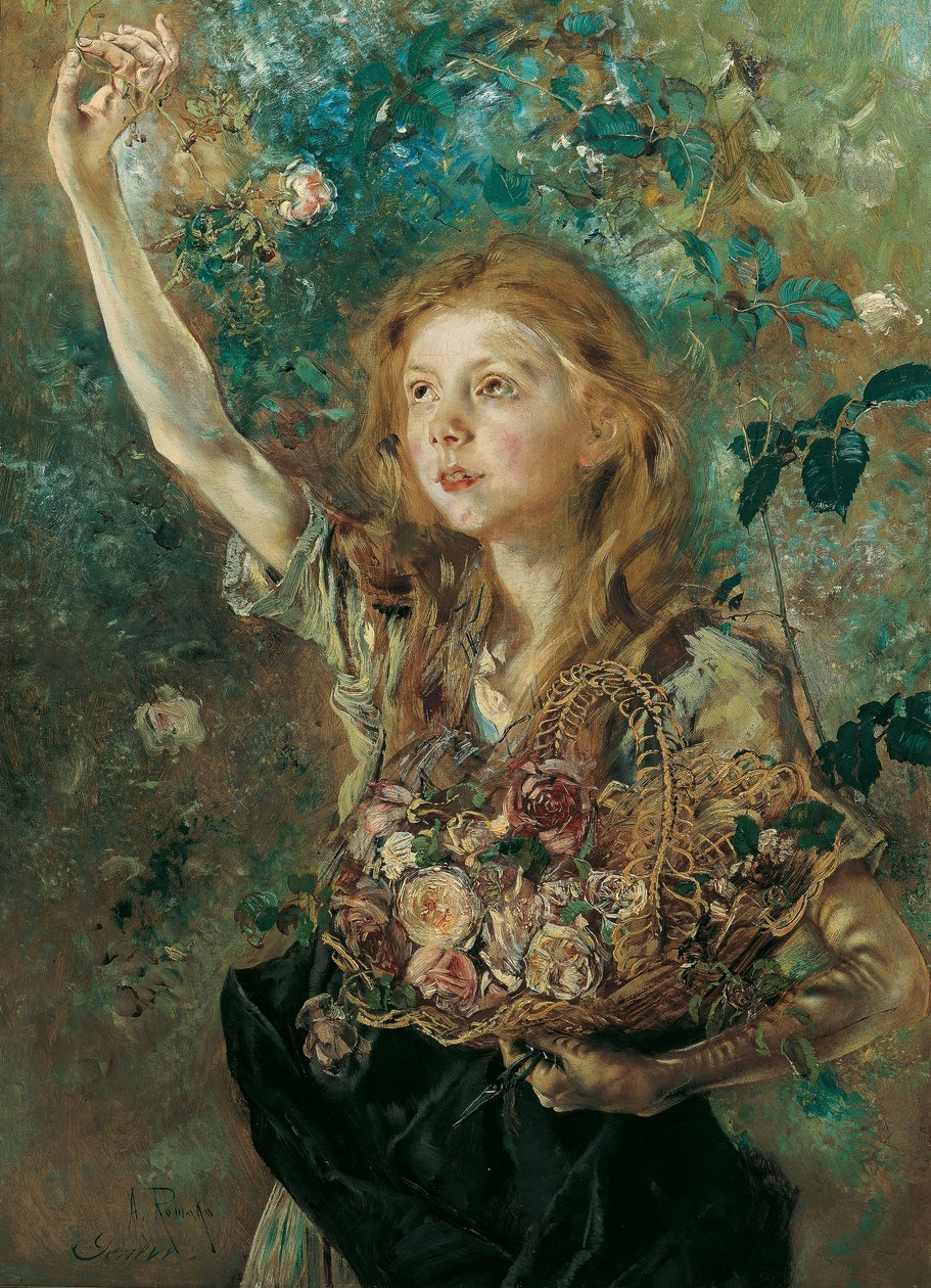 Rosenplockaren av Anton Romako
