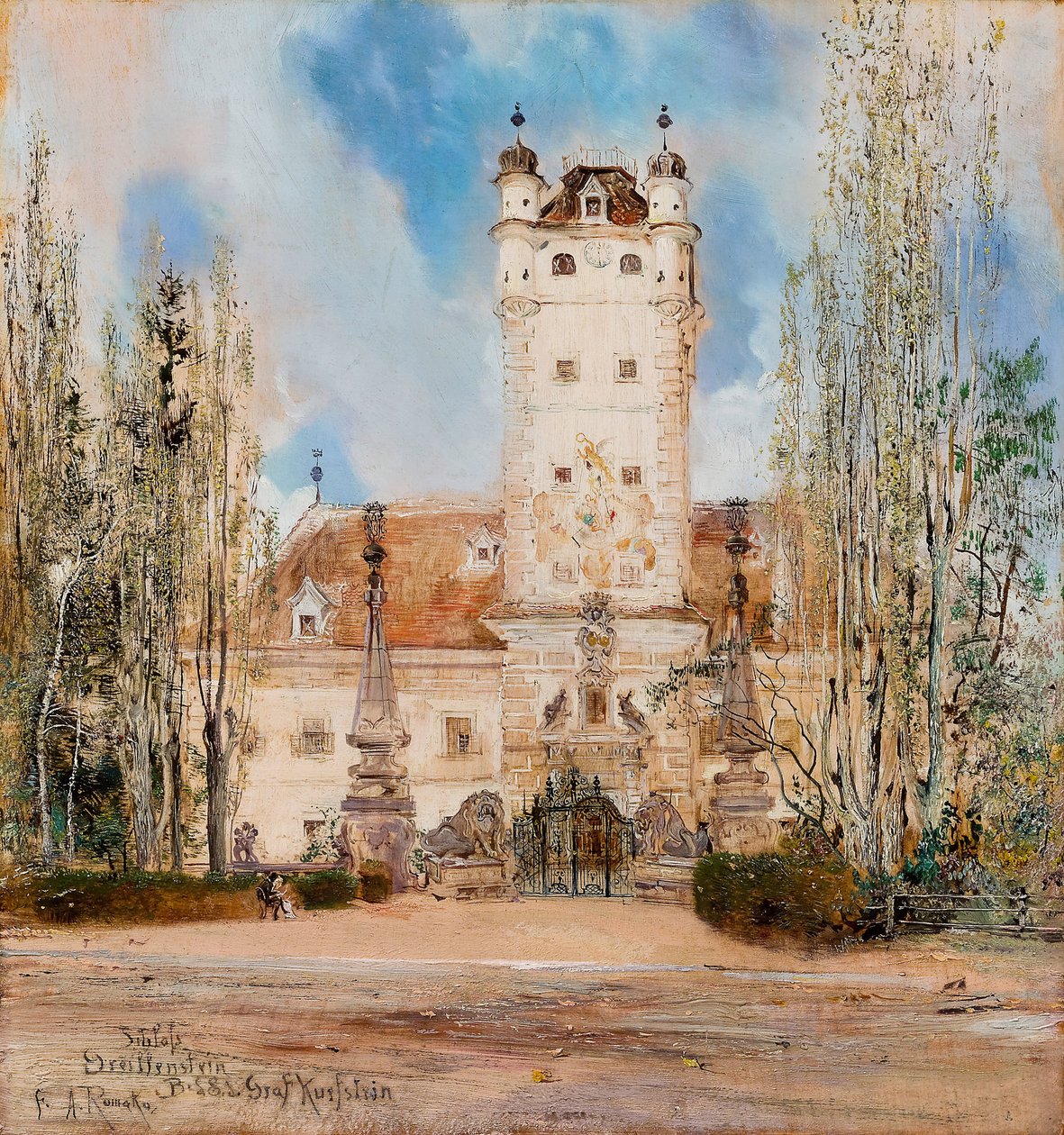 Greillensteins slott, 1885-1886 av Anton Romako
