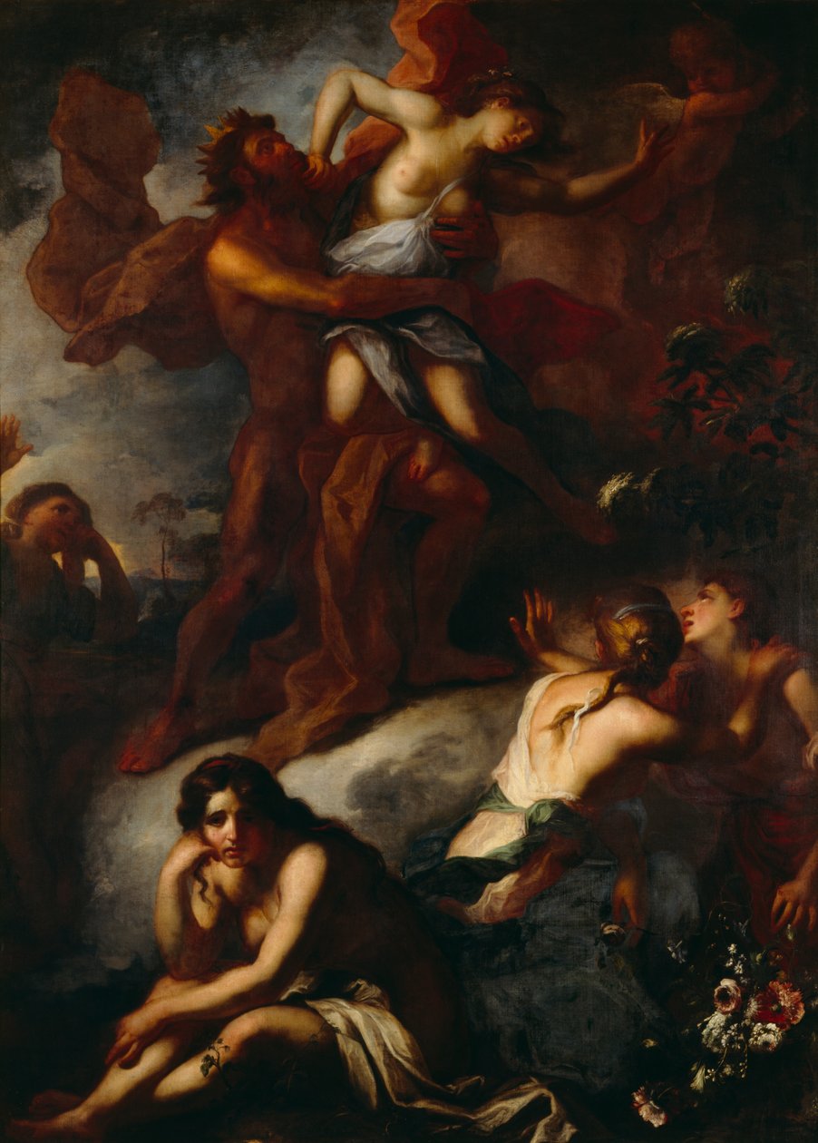 Proserpines våldtäkt (olja på duk) av Anton Schoonjans