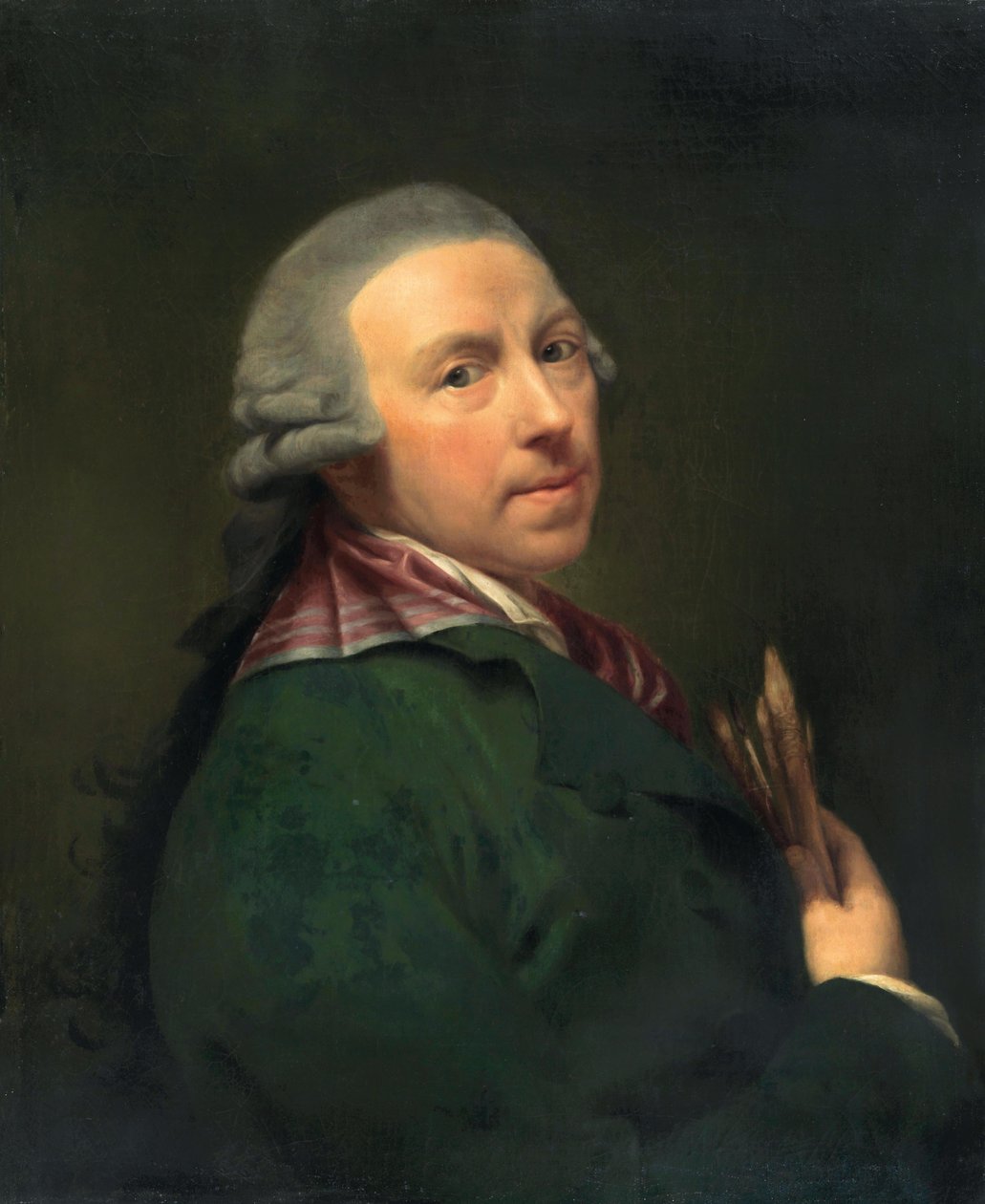 Självporträtt, ca 1794. av Anton von Maron