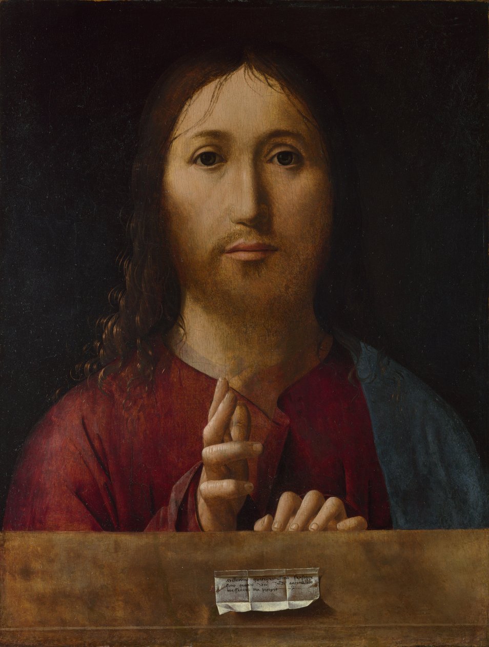 Kristus välsignelse, 1465 av Antonello da Messina