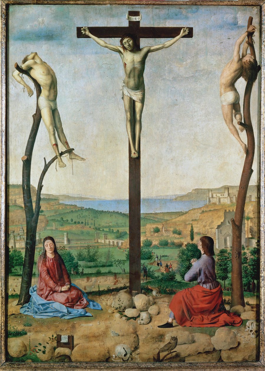 Korsfästelse (målning) av Antonello da Messina