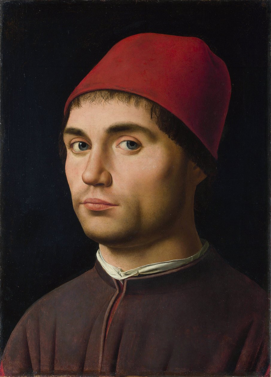Porträtt av en man av Antonello da Messina