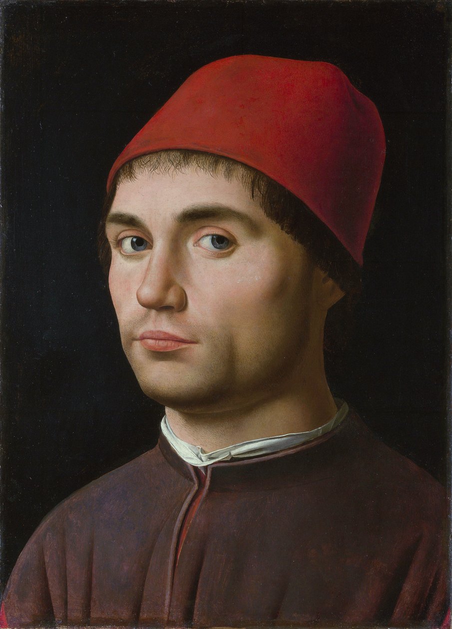 Porträtt av en man av Antonello da Messina