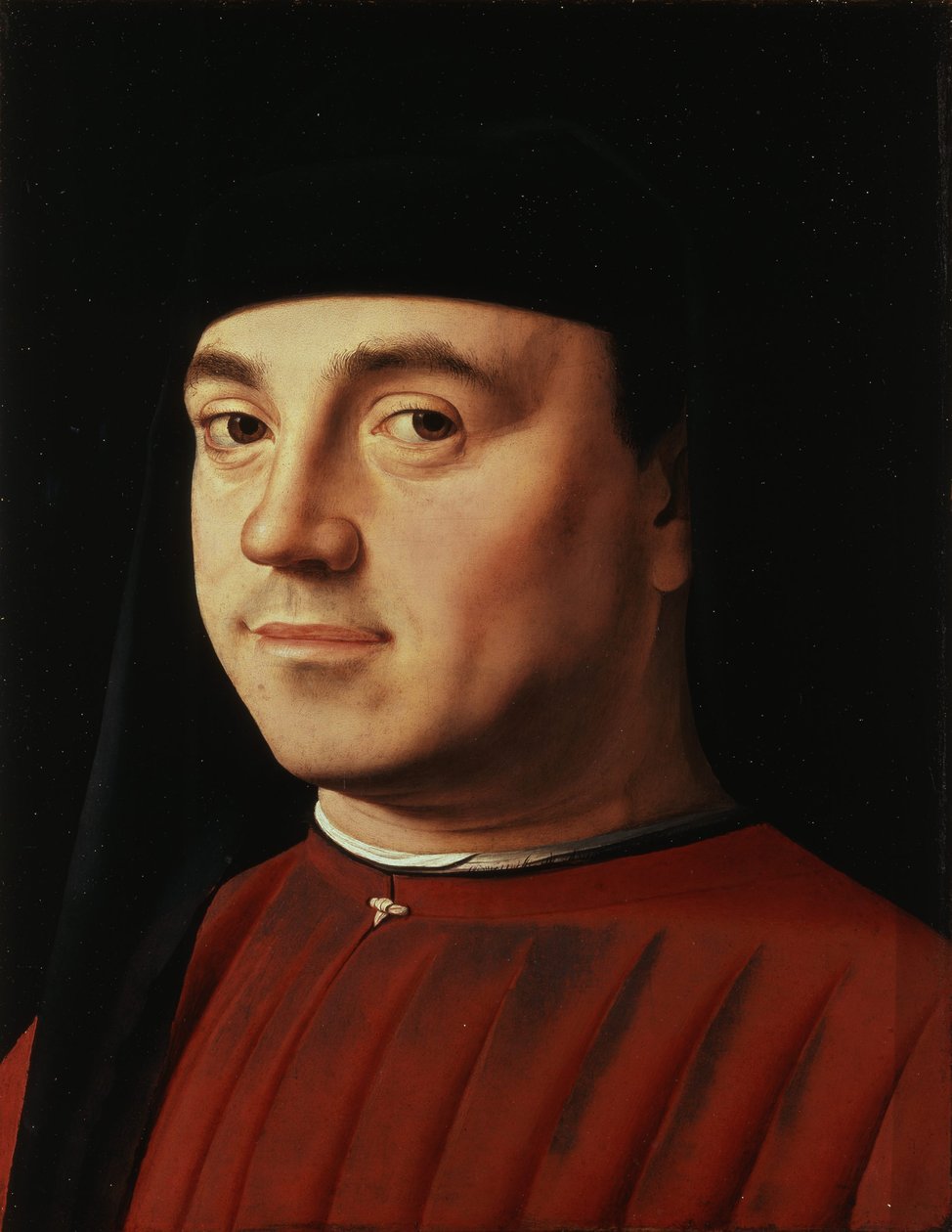 Porträtt av en man av Antonello da Messina