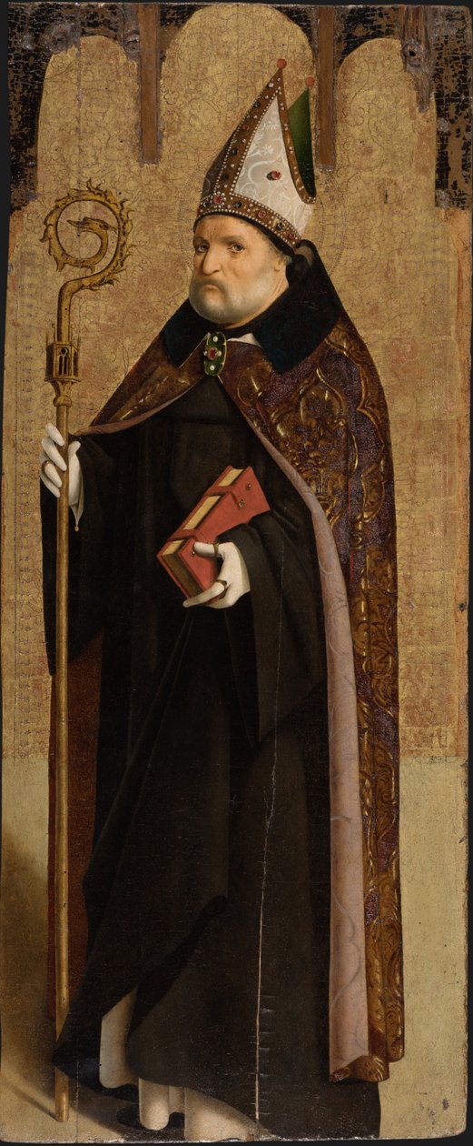 Sankt Benedikt av Nursia, ca 1470-1475. av Antonello da Messina