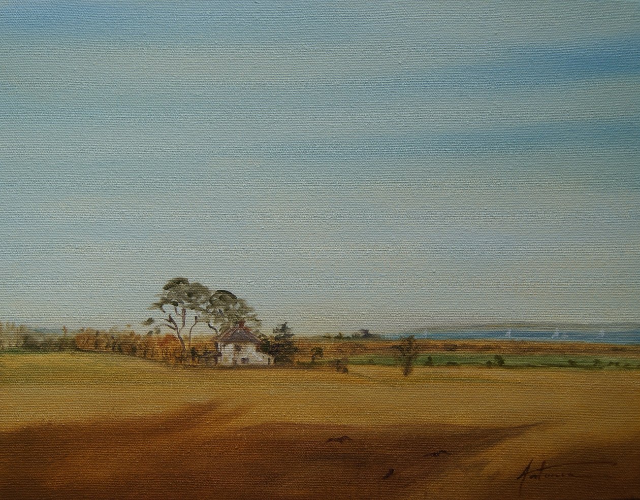 House and Fields, 2016 av Antonia Myatt