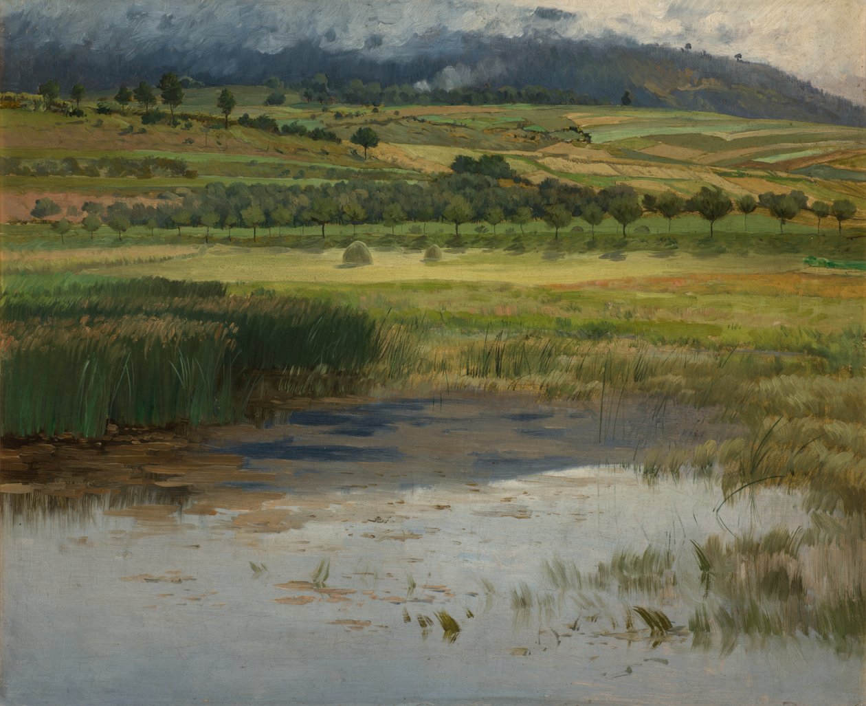 Den drunknade dammen, 1887 av Antonin Chittussi