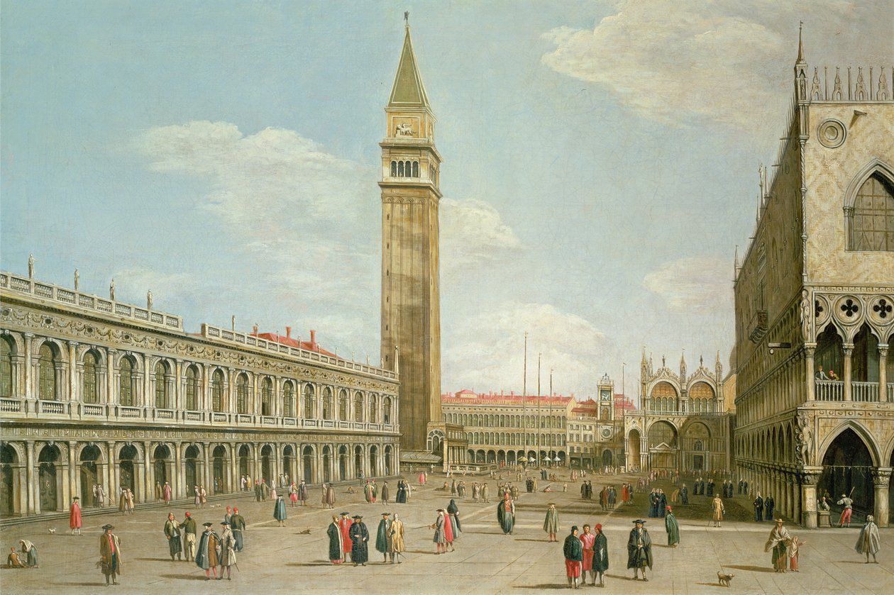 Markusplatsen av Giovanni Antonio Canal