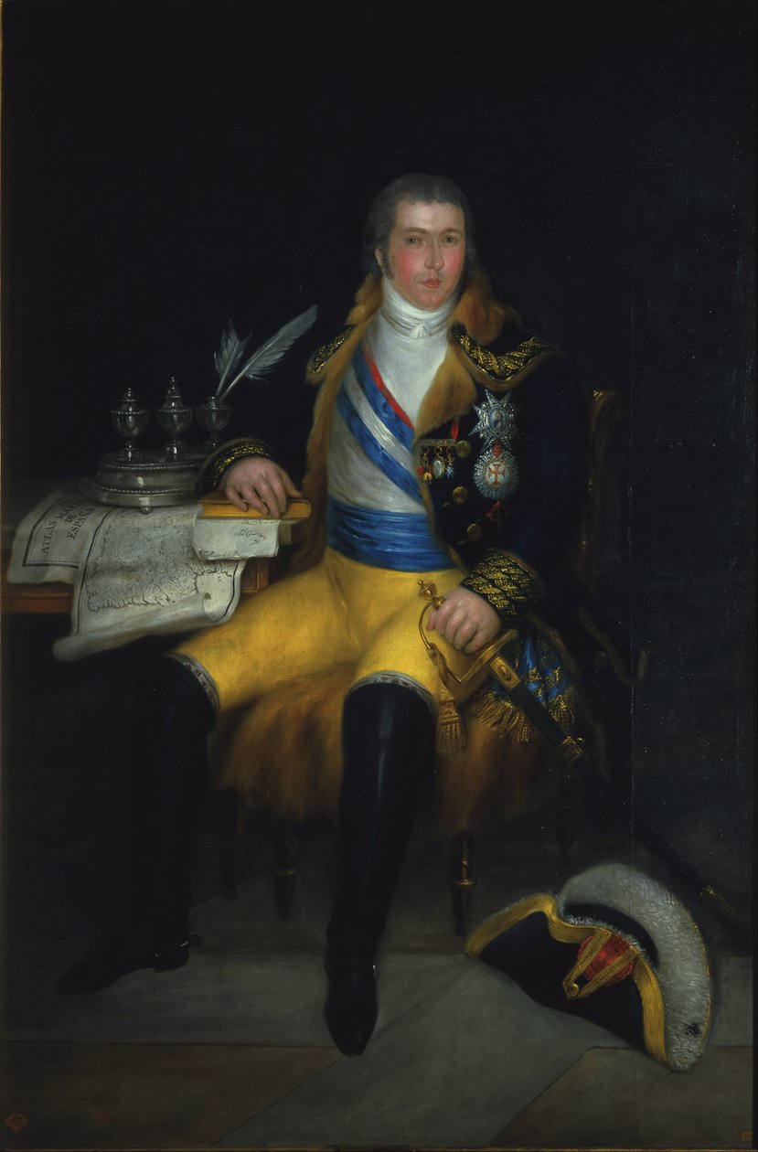 Porträtt av Don Manuel Godoy av Antonio Carnicero