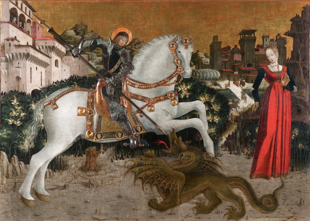 San Giorgio e la principessa. av Antonio Cicognara