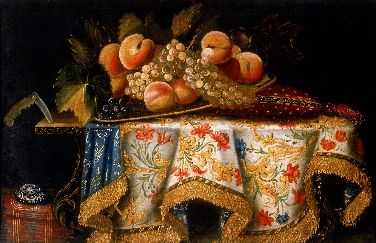 Stilleben, c.1750swed av Antonio Gianlisi