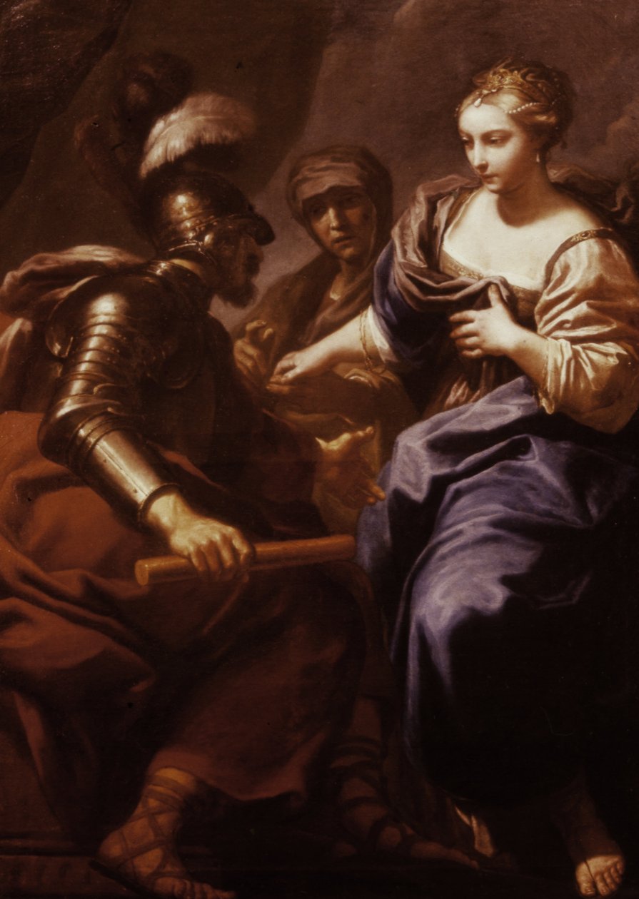 Judith presenterar sig för Holofernes av Antonio Gionima