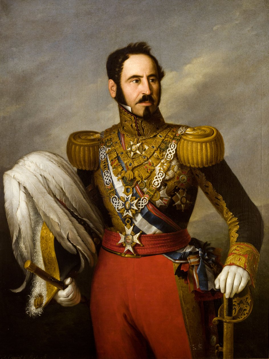 Baldomero Espartero av Antonio María Esquivel