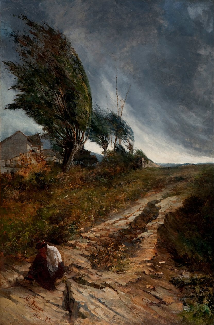 The Gale av Antonio Parreiras