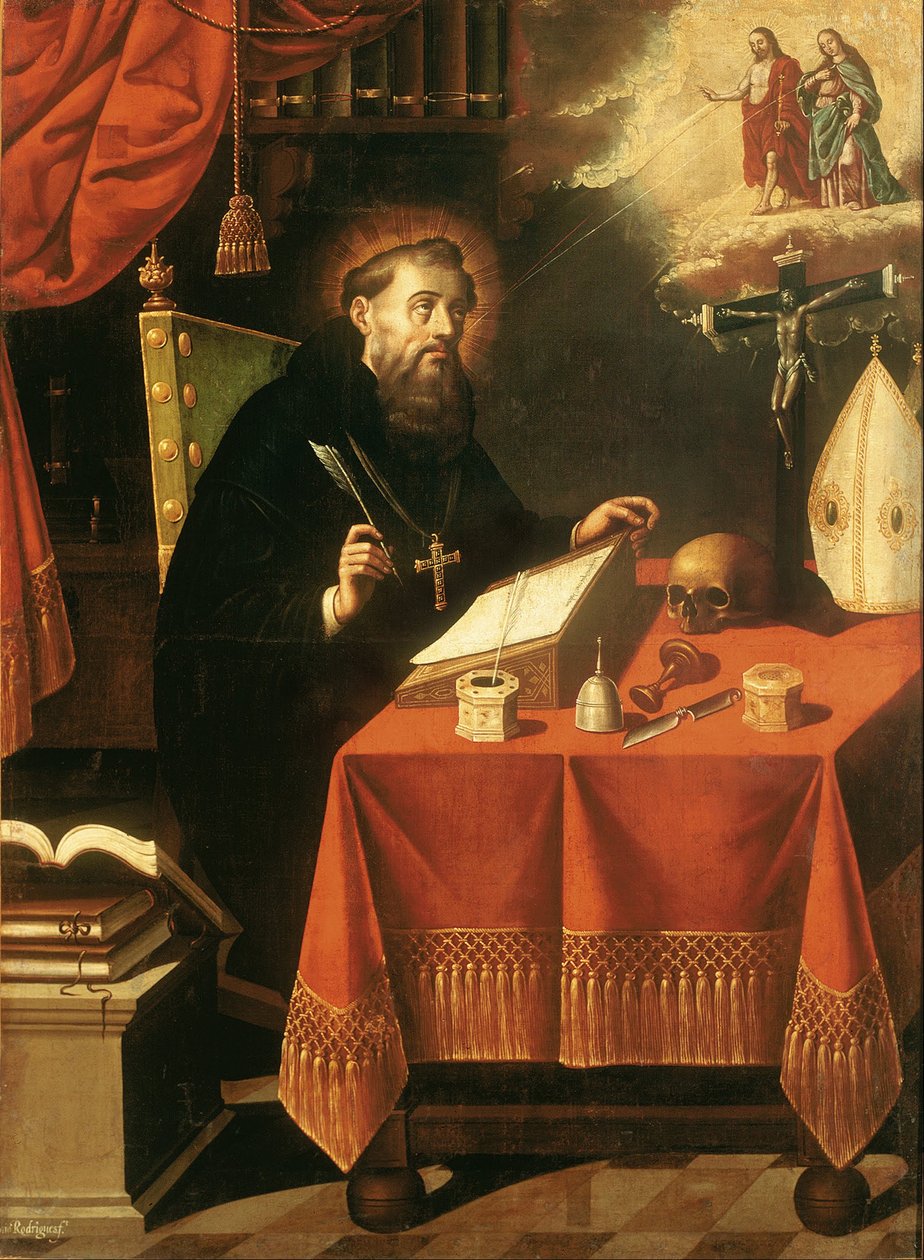 Sankt Augustinus av Antonio Rodríguez