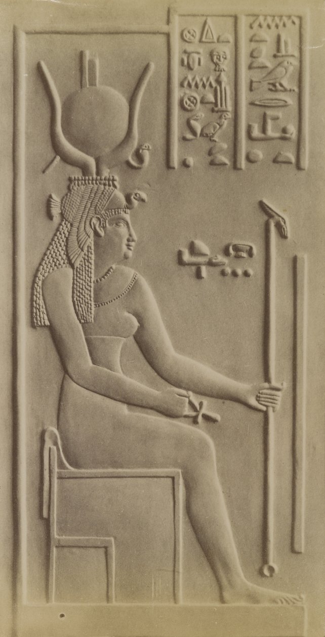 Isis, tempel i Dendera av Antonio Beato