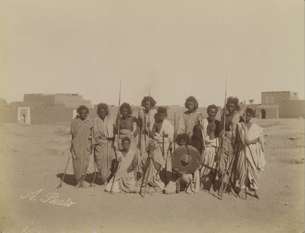 Isicharierna, Egypten av Antonio Beato
