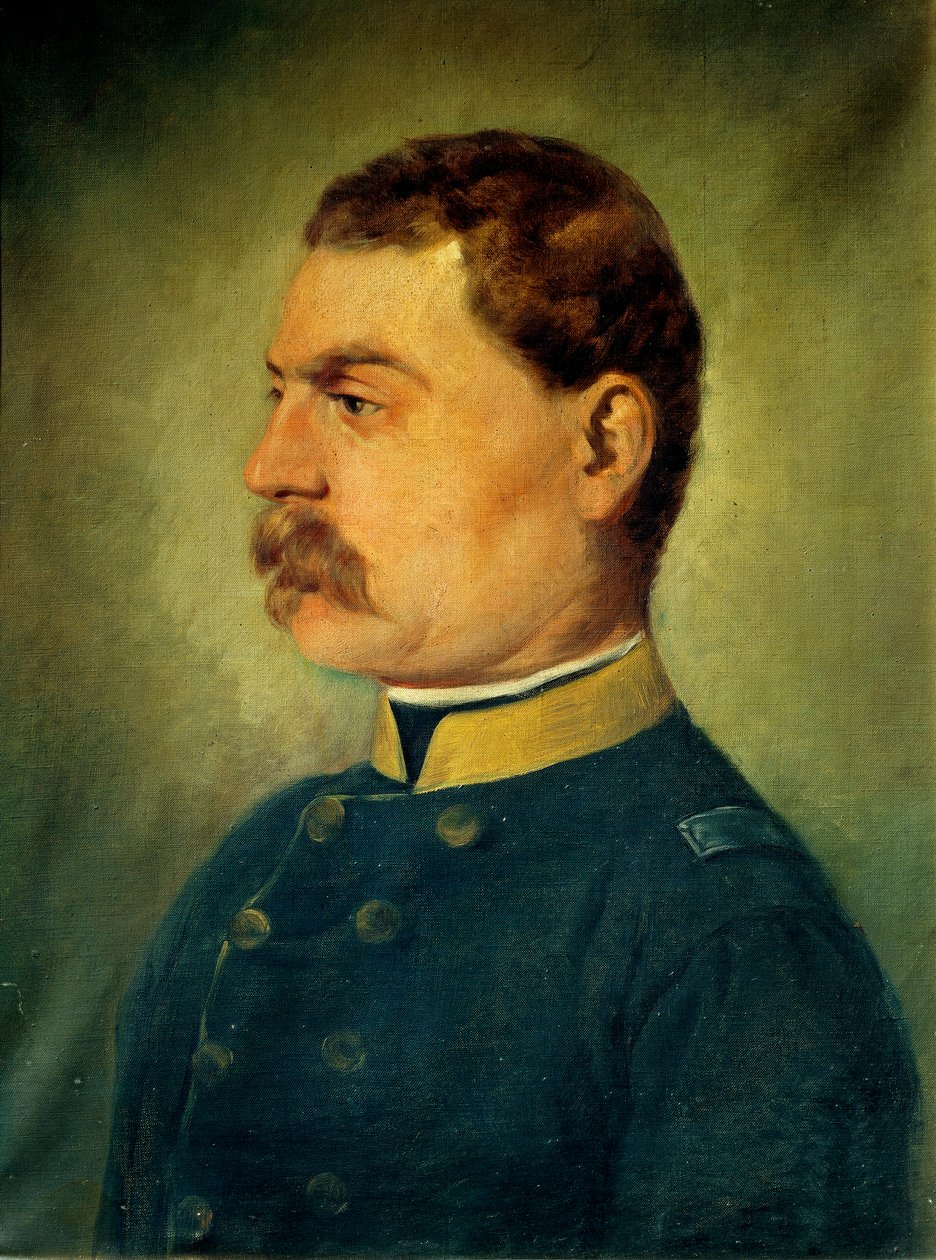 Officeren (olja på duk) av Antonio Bignoli