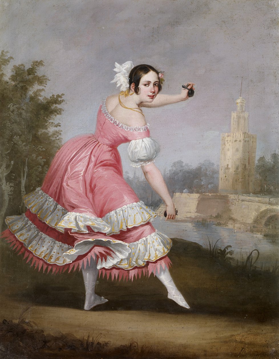 En Bolero-dansare av Antonio Cabral Bejarano