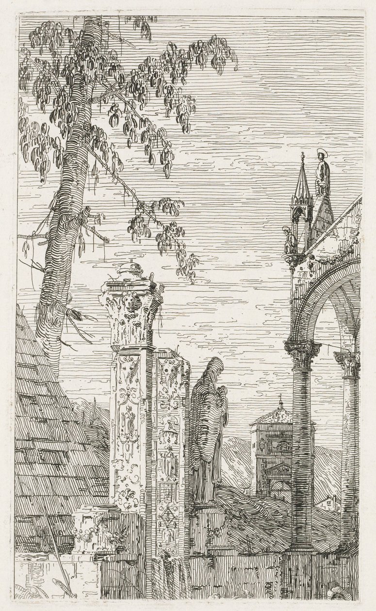 Visningar: Fragment of Sculpture, 1735-1746. av Giovanni Antonio Canal