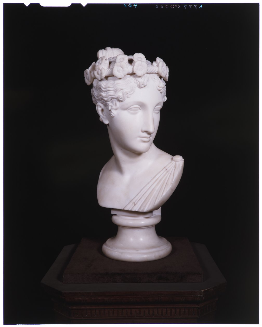 Chef för en dansare, 1820 (marmor) av Antonio Canova