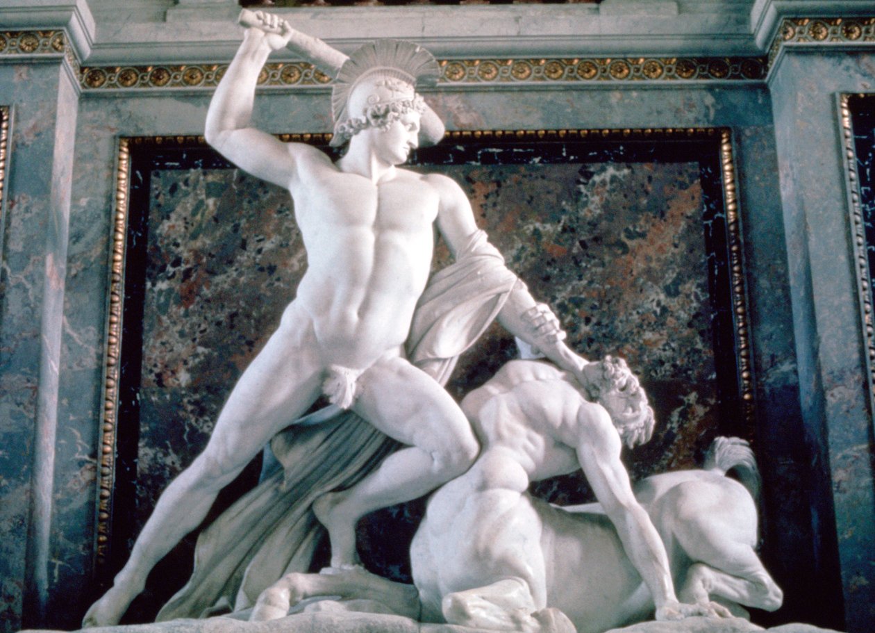 Theseus och kentauren, 1804-1819 av Antonio Canova