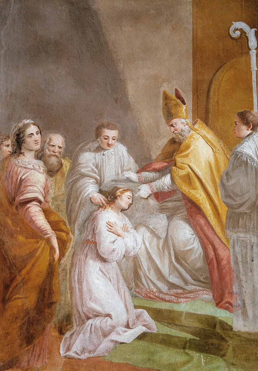 Ordination av Saint Liberata av Antonio Fedi
