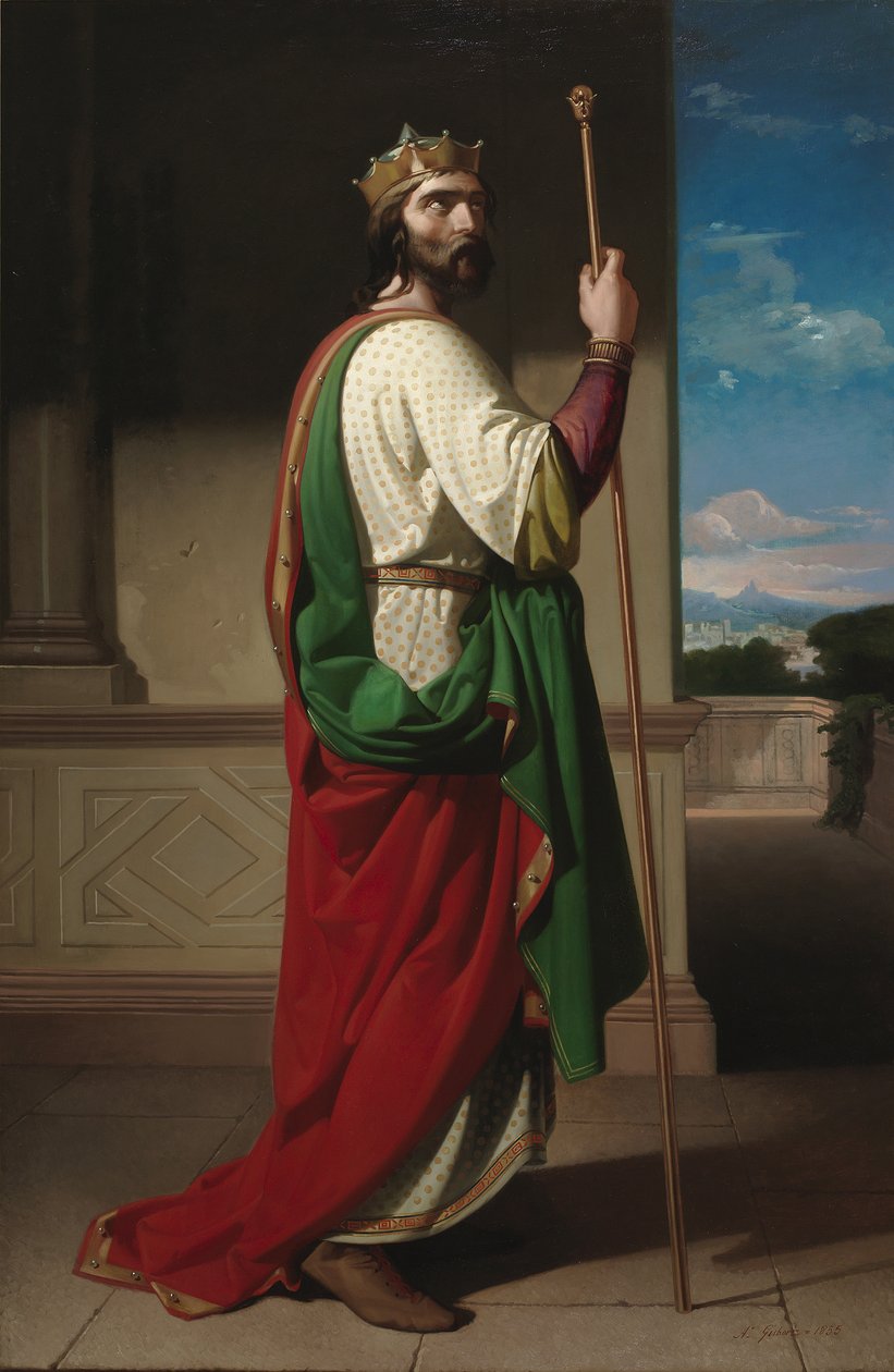 Leo, västgotisk kung, 1855 av Antonio Gisbert Pérez