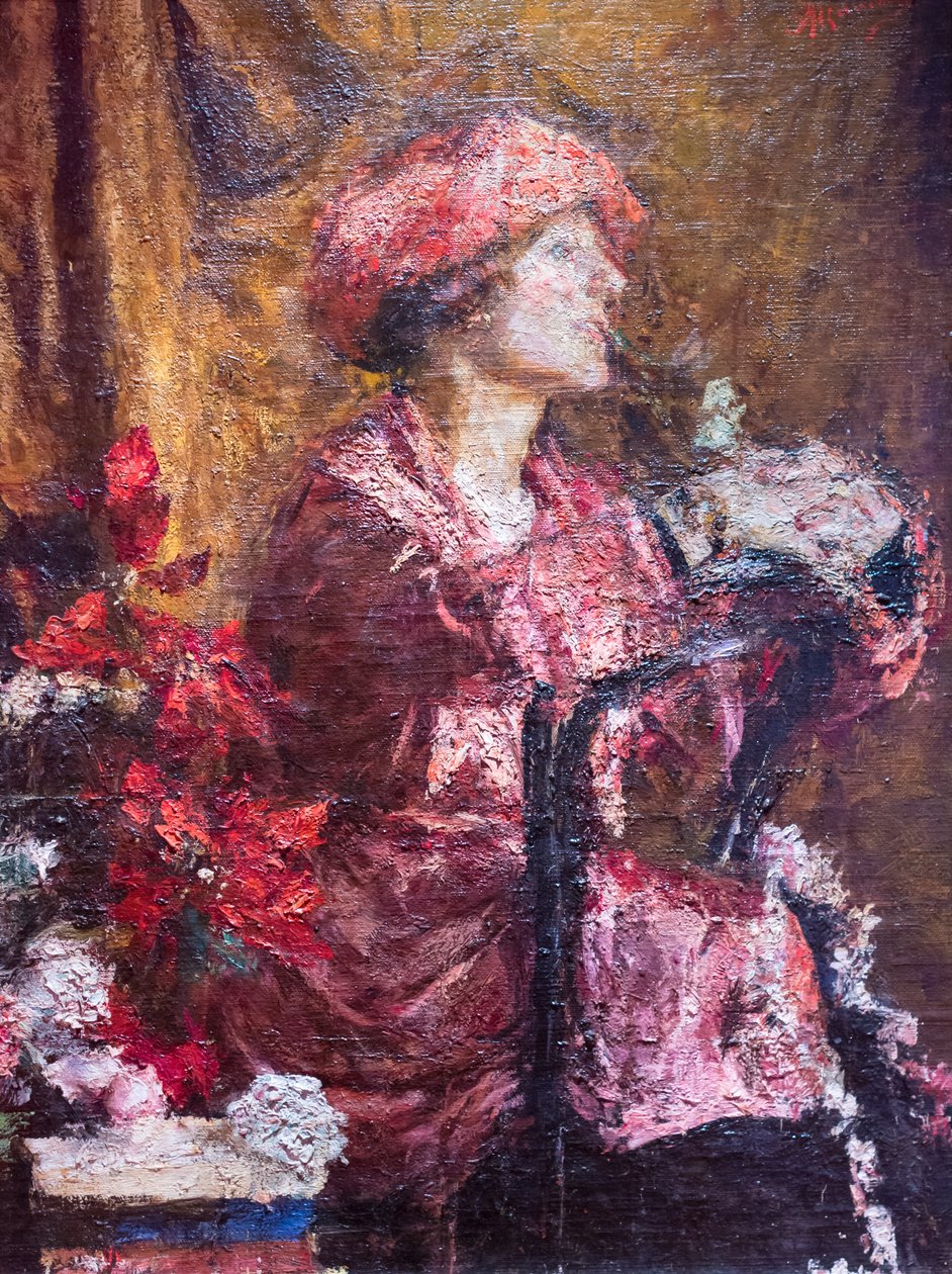 Enrica i lila av Antonio Mancini