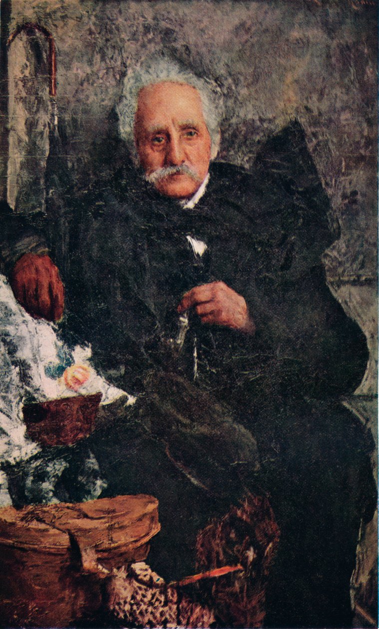 På en resa, c1903 av Antonio Mancini