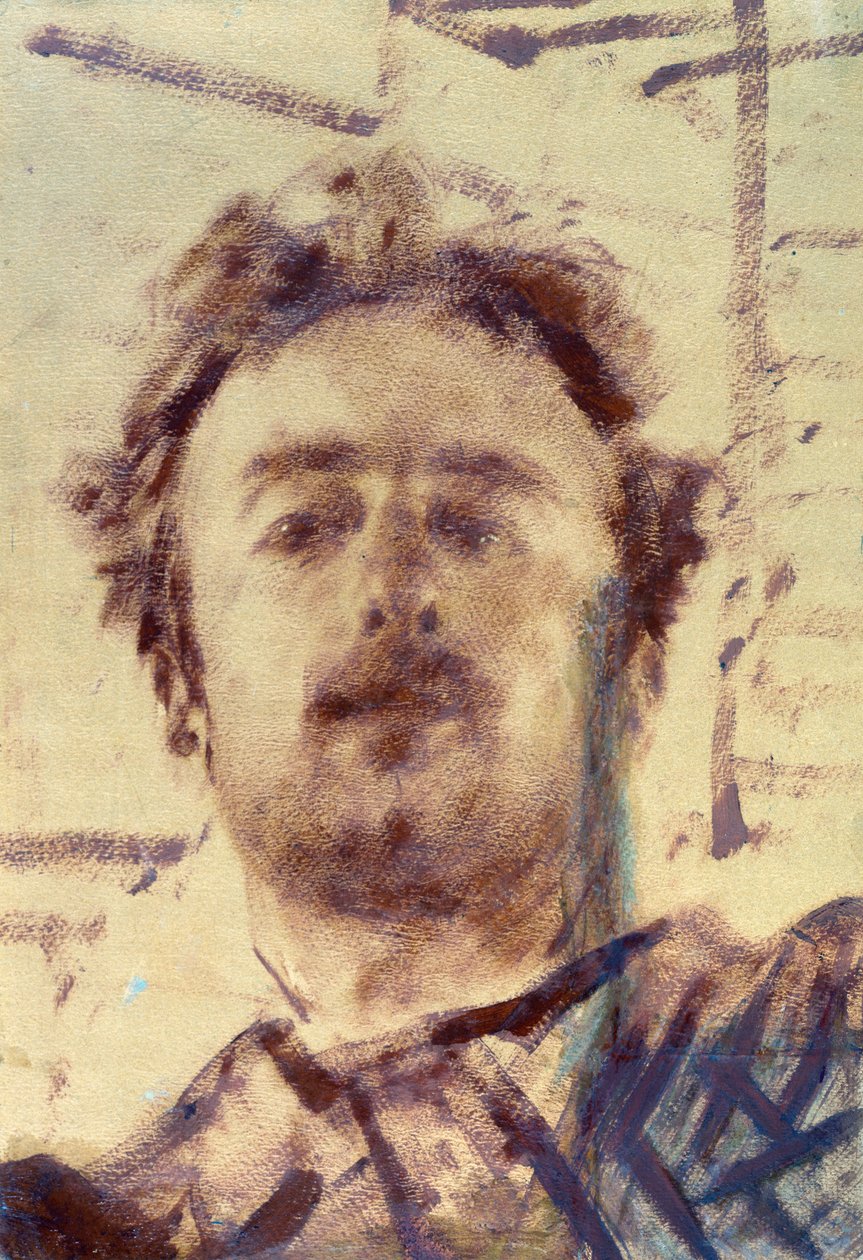 Självporträtt av Antonio Mancini